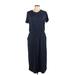 Old Navy Casual Dress - DropWaist: Blue Solid Dresses - Women's Size Large