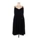 Torrid Casual Dress - Midi: Black Solid Dresses - Women's Size 4X Plus