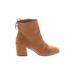 SO Ankle Boots: Brown Shoes - Women's Size 8 1/2