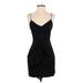 Lulus Casual Dress - Mini: Black Solid Dresses - Women's Size X-Small