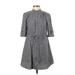 Monteau Casual Dress - A-Line: Gray Dresses - Women's Size Small
