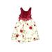 Couture Princess Special Occasion Dress - Fit & Flare: Burgundy Print Skirts & Dresses - Kids Girl's Size 6