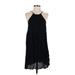 Mossimo Supply Co. Casual Dress - High/Low: Black Dresses - Women's Size Small