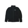 Under Armour Track Jacket: Black Print Jackets & Outerwear - Kids Boy's Size Large