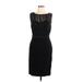 BCBGMAXAZRIA Cocktail Dress - Sheath: Black Dresses - Women's Size 12