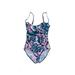 Calvin Klein One Piece Swimsuit: Purple Swimwear - Women's Size 6