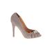 Badgley Mischka Heels: Gray Shoes - Women's Size 7 1/2