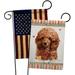 Breeze Decor Miniature Poodle Happiness 2-Sided Polyester 18 x 13 in. Garden Flag | 18.5 H x 13 W in | Wayfair BD-PT-GP-110209-IP-BOAA-D-US20-BD