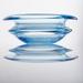 Cyan Design Shasta Glass Decorative Bowl in Glass & Crystal in Blue | 3 H x 9.5 W x 9.5 D in | Wayfair 10476