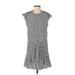 Rebecca Minkoff Casual Dress - DropWaist: Gray Graphic Dresses - Women's Size Small