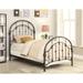 Red Barrel Studio® Hanaa Bed Dark Bronze Wood in Brown | 55.25 H x 42.5 W x 81 D in | Wayfair 4B199127077040AABBCFBC704B5AB2E8