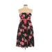 Anna Sui for Anthropologie Casual Dress: Black Floral Motif Dresses - Women's Size 10