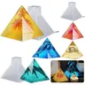 Pyramid Resin Molds Silicone 3D Pyramid Epoxy Molds Set Pyramid Silicone Mold for Resin Epoxy