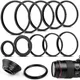 Camera Lens Filter Adapter Ring Step Up / Down Ring Metal 67 mm - 52 55 58 62 72 77 82 mm for UV ND