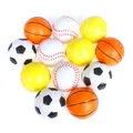 12pcs Solid Sponge Soft Ball Children Sport Basketball Football Baseball Tennis Toy Outdoor Sports