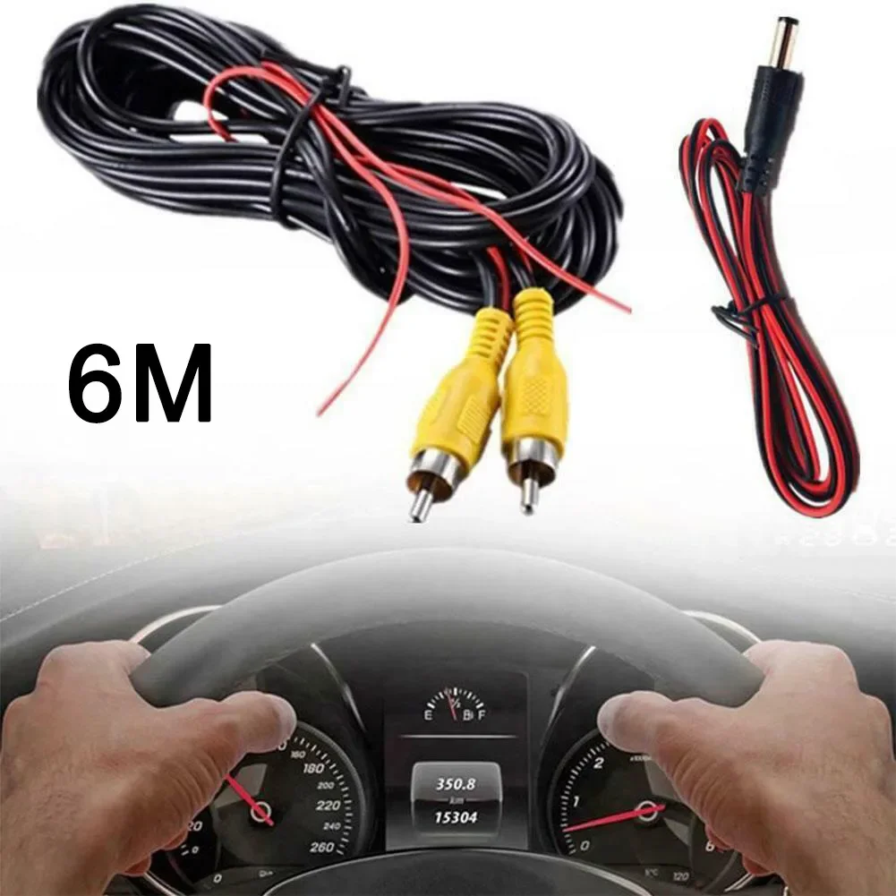 6 m Cinch-Videokabel, Auto-Rückfahrkamera, Rückfahrkamera, Videokabel, Auto-DVD, All-in-Display, Kamera-Display, Eingangsschnittstelle Image