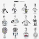 Fits Pandora Bracelet Original New in Music Elements Three Piece Set Charm Beads 925 Silver Women