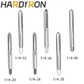 Hardiron 1/4-20 1/4-24 1/4-28 1/4-32 1/4-36 1/4-40 Tap and Die Set Right Hand HSS Thread Taps &