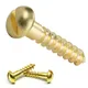 Solid Brass Round Head Wood Screws Slotted Drive Self Tapping Wood Working Tools Chipboard