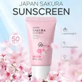 Sakura Crema solare SPF50 Crema solare per il viso Lozione isolante Crema Protezione per la pelle Luminosità Crema idratante per i fulmini