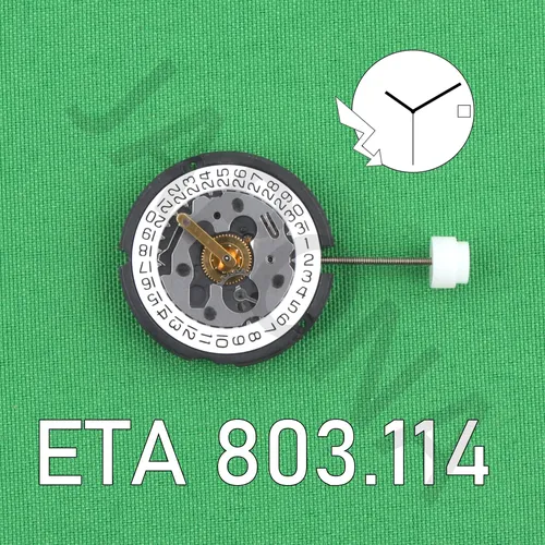 Eta 803 114 Uhrwerk 3 Zeiger mit Datums uhrwerk Uhrwerk Uhrwerk