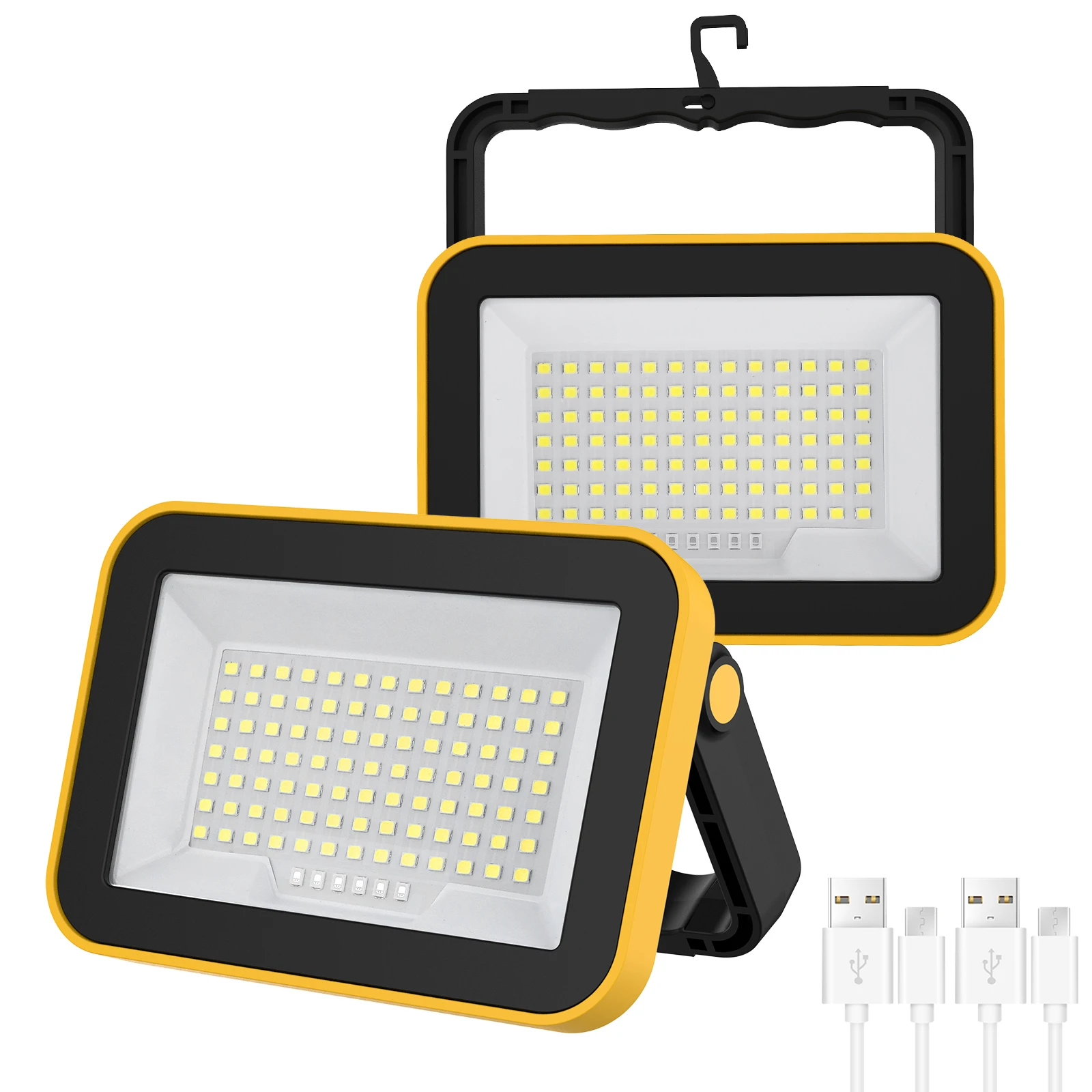 97 SMD Superhelles tragbares Arbeitslicht USB wiederaufladbar für Outdoor-Campinglampe LED-Taschenlampe Notlicht Outdoor 5 Modi Image