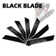 Nouvelle lame de couteau utilitaire à lame noire améliorée épaissie V lettre Sk5 matériau est