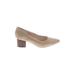 Hush Puppies Heels: Tan Shoes - Women's Size 7