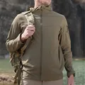 Coupe-vent tactique pour homme veste légère légère légère respirante Portable imperméable à