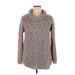 Apt. 9 Turtleneck Sweater: Gray Marled Tops - Women's Size X-Large