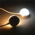 Mini lampe de lecture LED USB Blub avec interrupteur et aimant câble USB lampe de bureau dortoir