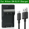 EN-EL19 EN EL19 Chargeur de Batterie pour Appareil Photo Numérique pour Nikon Coolpix S32 S33 A300