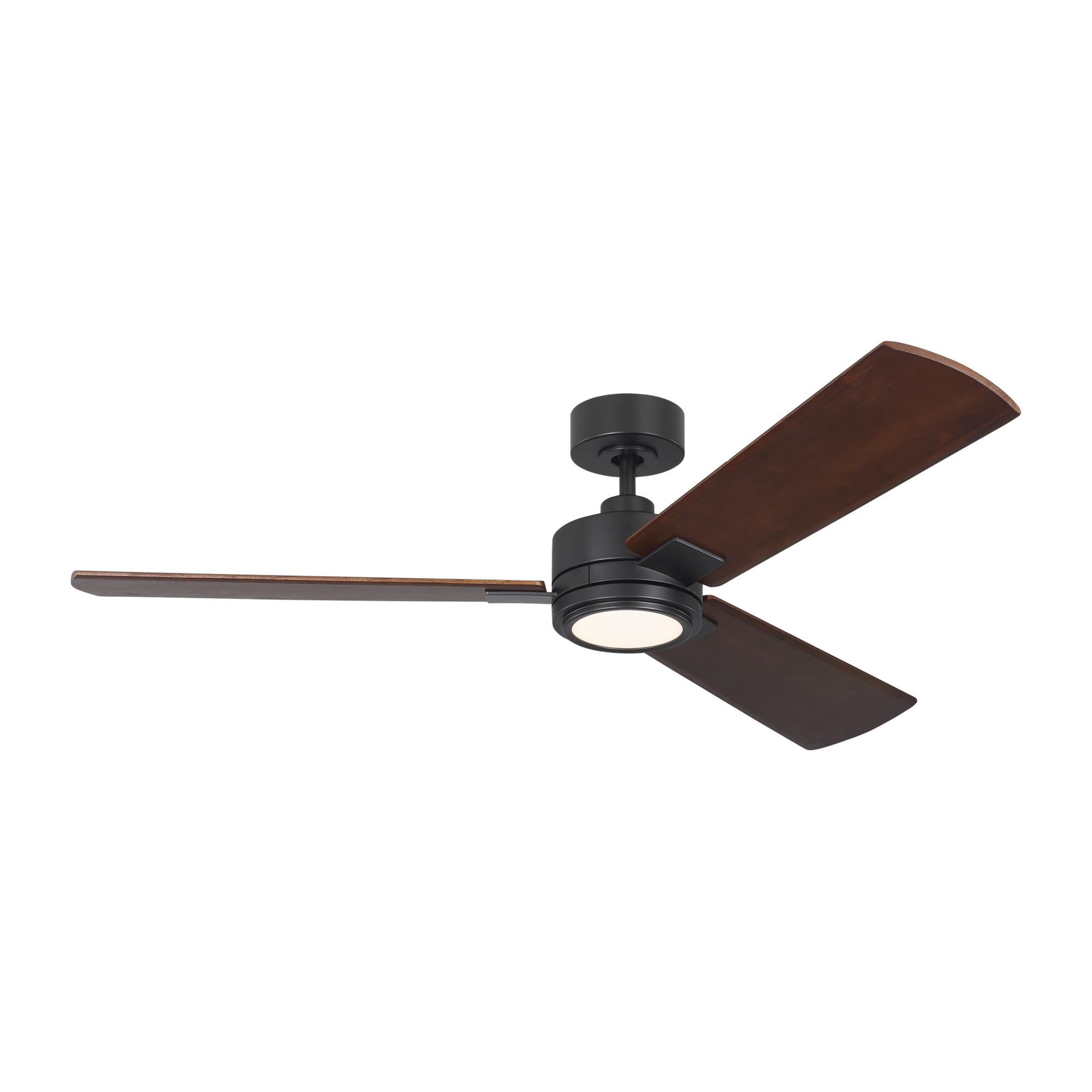 Visual Comfort Fan Collection Harris Smart LED 56 Inch Ceiling Fan with Light Kit - 3HASM56MBKD