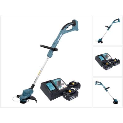 Dur 193 rt Akku Rasentrimmer 18 v 260 mm + 2x Akku 5,0 Ah + Ladegerät - Makita Image