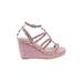 Nature Breeze Wedges: Pink Shoes - Women's Size 8