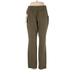 Eddie Bauer Active Pants - Elastic: Green Activewear - Women's Size Small