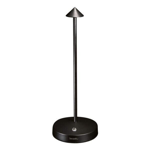 Securit LED-Tischleuchte »Angelina« schwarz, 10.5x30x10.5 cm