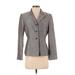 Le Suit Blazer Jacket: Short Gray Jackets & Outerwear - Women's Size 4 Petite