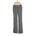 7th Avenue Design Studio New York & Company Dress Pants - Mid/Reg Rise: Gray Bottoms - Women's Size 0 Petite