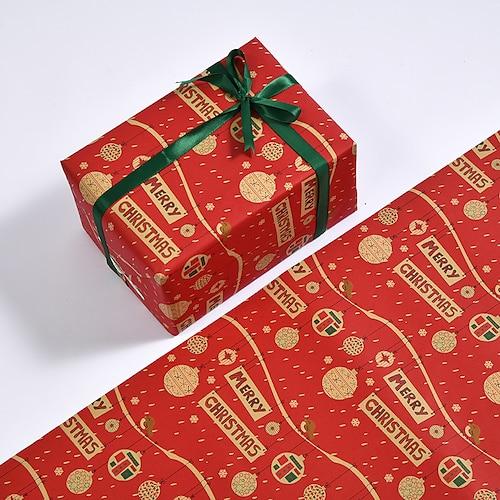 10 Stück grenzüberschreitendes neues Weihnachtsgeschenkpapier Weihnachtsfeier Geschenkpapier exquisites Karten-Geschenkpapier