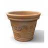 Kloris - Vaso tondo per esterno cm 100 Nero