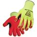 Black Stallion Red/yellow Nitrile-Coated Knit Gloves Large