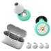 TNOBHG Hearing Protection Reusable Earplugs Concert Ergonomic Ear Plugs Hearing Protection 28 Db Noise Canceling Dust-proof Soft Reusable Silicone for Work