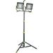 DIQIN PWLD140T 14000 Lumen LED Work Light with Stand All Metal 60 Telescoping Tripod Sealed Power Switches 5 Year Warranty LM Black