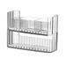 2 Pack Clear Vanity NG01 Organizer Stackable Makeup Organizer Display Case withï¼ŒMake up Organizers for Vanity- Tailored Storage Solution for Bathroom Cabinets Wall Cabinets and Countertops