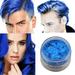 Besaacan Dye Hair on Sale 7 Colors Unisex Diy Hair Color Wax Mud Cream Temporary Modeling Hair Products Blue