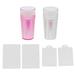 2 Sets Nail Accessories Nail Art Template Girl Nail Art Printing Accessory Nail Stamp Girl Die Silica Gel