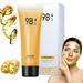 Gold Foil Peel-Off Mask 98.4% Golden Peel Off Mask Gold Peel Off Face Mask Anti-Wrinkle Anti-Aging Gold Face Mask for Moisturizing Removes Blackheads Cleans Pores1PCS
