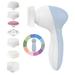 Facial Cleansing Brush Face NG01 Scrubber: COSLUS 7in1 JBK-D Exfoliating Spin Cleanser Device Waterproof Deep Cleaning Exfoliation Rotating Spa Machine - Electronic Skin Care Wash Spinning System