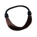 Adpan Hair Ties Wig Realistic Ponytail Holder Accessory Hair Wig Synthetic Elastic Rubber Hair Hair Care Hair Ties No Damage